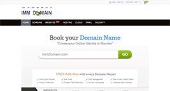 Desktop Screenshot of immdomain.com