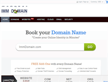 Tablet Screenshot of immdomain.com